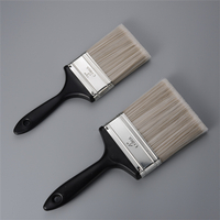 1 pouce 2 pouces 3 pouces dans un paquet couleur PBT Tête de fil d'animal de compagnie noir poignée en plastique complet brosse de peinture